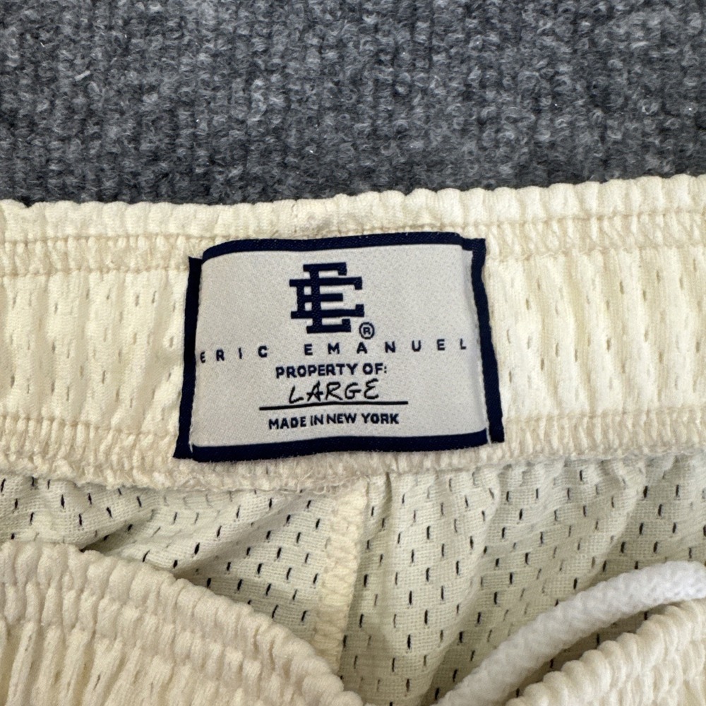 Eric Emanuel EE Basic Core Short Size Large Antique White/Blue/Green - Picture 4 of 5